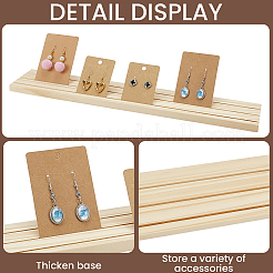 3-Slot Wood Slotted Display Stands&nbsp;ODIS-SP0002-25