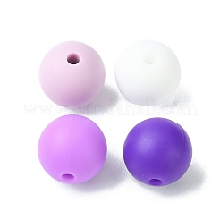 Round Food Grade Eco-Friendly Silicone Focal Beads&nbsp;SIL-F003-01D