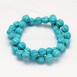 Synthetic Turquoise Bead Strands&nbsp;G-M147-14mm-04
