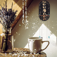 Wooden Wall-Mounted Small Crystal Display Shelf&nbsp;ODIS-WH0026-10D