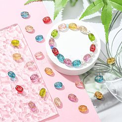 100Pcs Transparent Glass Beads Strands&nbsp;GLAA-CJ0002-10