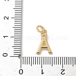 Brass Pave Clear Cubic Zirconia Charms&nbsp;KK-A273-01G-A