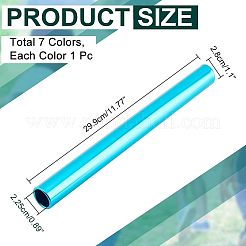 7Pcs 7 Colors Aluminum Alloy Relay Batons&nbsp;AJEW-NB0003-68