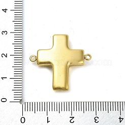 304ステンレススチールコネクタチャーム  宗教のリンク  14KGP本金メッキ  24.5x26x5mm  穴：1.6mm&nbsp;STAS-L022-111G