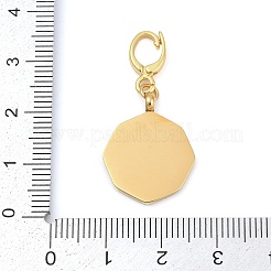 304 Stainless Steel Enamel Pendant Decoration&nbsp;STAS-S168-01G-03