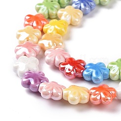 Glazed Porcelain Beads Strands&nbsp;PORC-K003-01
