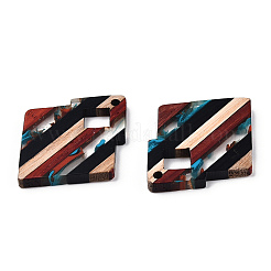 Resin & Walnut Wood Pendants&nbsp;RESI-N039-23