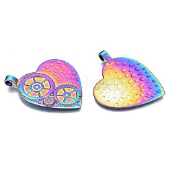 Rainbow Color Alloy Pendants&nbsp;PALLOY-N156-165-NR