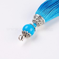 Polyester Tassel Big Pendant Decoration&nbsp;AJEW-WH0045-B03
