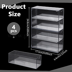 4-layer Acrylic Sunglasses Storage Box&nbsp;AJEW-WH0596-975