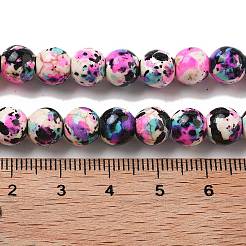 Synthetic Turquoise Dyed Beads Strands&nbsp;G-E594-24S