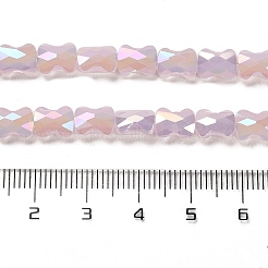 AB Color Plate Glass Beads Strands&nbsp;EGLA-P051-06D-C01