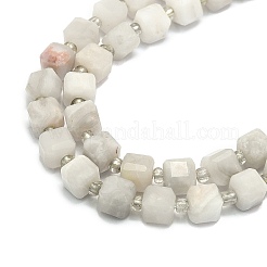 Natural Whtie Crazy Agate Beads Strands&nbsp;G-I376-D88-01