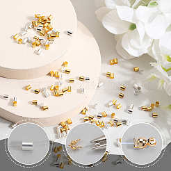 2000Pcs 2 Colors Brass Crimp Beads&nbsp;KK-SP0001-85