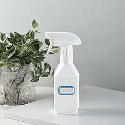 DIYスプレーノズルボトル検索キット  調整可能なプラスチックスプレーノズル＆チューブ＆ファンネルホッパーを含む  防水粘着ステッカーラベル  ホワイト  スプレーノズル：約9x3x5.25cm  12個/セット&nbsp;DIY-BC0002-62