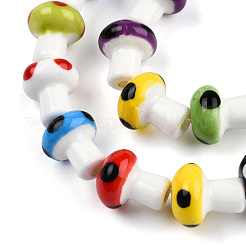 Handmade Porcelain Bead Strands&nbsp;PORC-N007-21