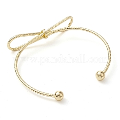 Infinity Brass Cuff Bangles&nbsp;BJEW-D039-37A-G
