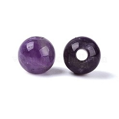 天然石アメジストビーズ  スムーズなラウンド  10x9~9.5mm  穴：3mm&nbsp;G-Q602-08B-11