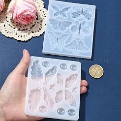 DIY Butterfly Pendant Silicone Molds for DIY Earring Making&nbsp;DIY-YW0009-84