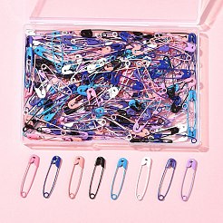 200Pcs 8 Colors Iron Safety Pins&nbsp;FIND-FS0002-78