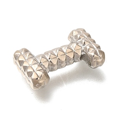ラックめっき  真鍮チャーム  カドミウムフリー＆鉛フリー  文字a~zのチャーム  文字I  20.5x13x5.5mm  穴：2.5x3mm&nbsp;KK-I722-02P-I