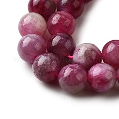 Natural Jade Imitation Watermelon Tourmaline Beads Strands&nbsp;G-NH0006-A01-02-1