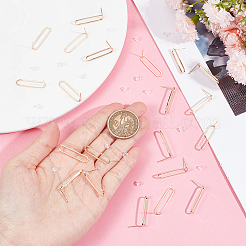 12Pcs Brass Hollow Oval Stud Earring Findings&nbsp;KK-GO0001-71