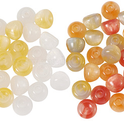30Pcs 3 Colors Resin UV Reactive Beads&nbsp;RESI-TA0005-67A