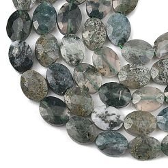 Natural Moss Agate Beads Strands&nbsp;G-H349-A01-22