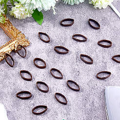 20Pcs Leather Watch Strap Bezel&nbsp;AJEW-FH0005-08B
