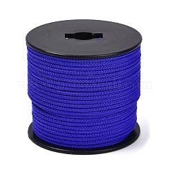 編んだ丸鋼線  DIYブレスレット用  ミディアムブルー  3.2mm&nbsp;OCOR-D300-27