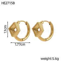 304 Stainless Steel Hoop Earring Settings&nbsp;STAS-OY011-95G