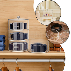 4-Layer Acrylic Belt Storage Box&nbsp;AJEW-WH0248-910