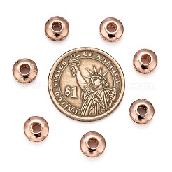 Brass Micro Pave Cubic Zirconia Beads&nbsp;ZIRC-F001-121RG