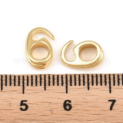 Brass Hook Clasps&nbsp;KK-H292-30G