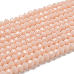 Opaque Glass Beads Stands&nbsp;EGLA-A035-P3mm-D05
