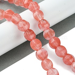 Cherry Quartz Glass Beads Strands&nbsp;G-H023-A10-01