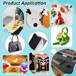 Self-Adhesive Felt Fabric&nbsp;DIY-WH0750-199B-01