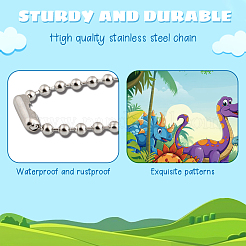 Rectangle PVC Hangtag Ornaments&nbsp;HJEW-WH0080-002
