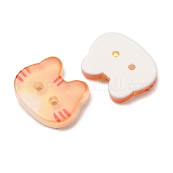 2-Hole Resin Buttons&nbsp;RE-CBA1807-03B