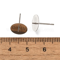 Anti-Tarnish 304 Stainless Steel Stud Earring Findings&nbsp;STAS-P370-01F-P