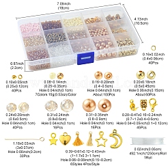DIY Alloy Charm & Glass Beads Bracelet Making Kits&nbsp;DIY-FS0007-77