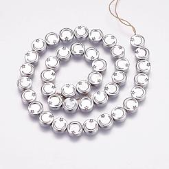 Electroplate Non-magnetic Hematite Beads Strands&nbsp;G-P314-09H