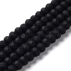 Glass Beads Strands&nbsp;EGLA-A034-P4mm-MD-M