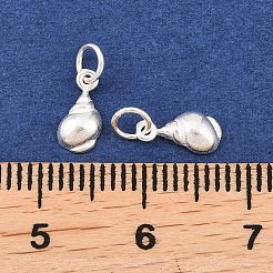925 Sterling Silver Shell Shape Charms&nbsp;STER-I023-01S-03