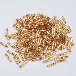 Glass Twisted Bugle Beads&nbsp;SEED-E002-6mm-822#
