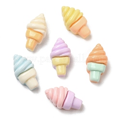 不透明樹脂模造食品デコデンカボション  アイスクリーム  ミックスカラー  13.5x7x6mm&nbsp;RESI-K027-14