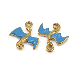 304 Stainless Steel Enamel Pendants&nbsp;STAS-G370-01G-02