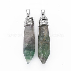 Natural Fluorite Big Pendants&nbsp;G-S359-283