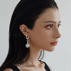 20Pcs 5 Styles 316 Surgical Stainless Steel Twist Hoop Earrings&nbsp;EJEW-SC0001-83
